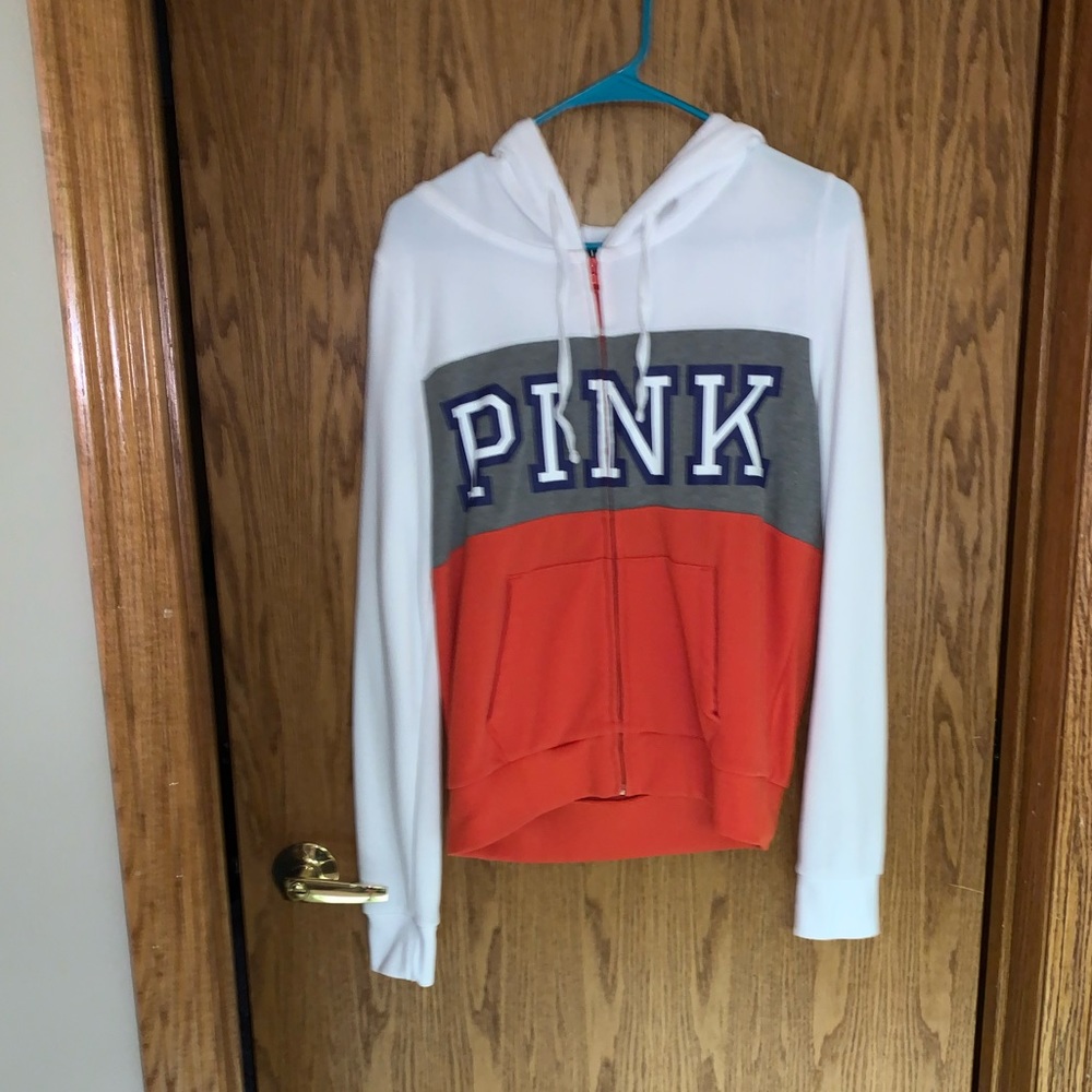 Pink zip up jacket